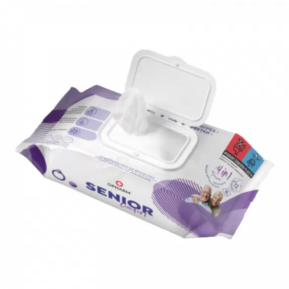 Opharm Senior Comfort Våtservietter – 72 stk | Skånsom Rens for Eldre